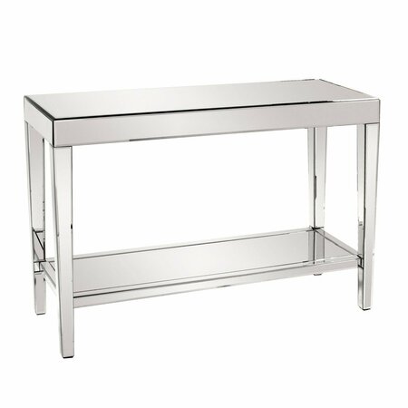 HOWARD ELLIOTT Mirrored Console Table With A Bottom shelf 11096